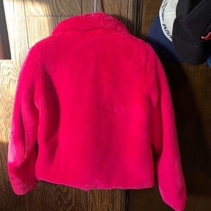 Target furry pink coat